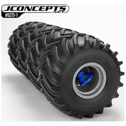 J Concepts 5273-2 RC Monster Truck Tire Sticks Storage Organizer Fiber Reinforced Pit Accessory (Black) (4)