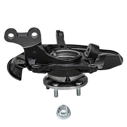 Detroit Axle - Front 4pc Steering Knuckles Kit for 10-15 Lexus RX350 RX450h | 2008-2017 Toyota Highlander, Steering Knuckles & Wheel Bearing Hubs Outer Tie Rods 2009 2010 2011 2012 2013 2014 2015 2016 - size: 4SU50508/Kit