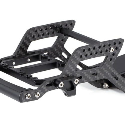 RC Upgrade Accessories for SCX10 II for Element for Enduro 1/10 for LCG Chassis Kit with Overdrive Gearbox Skid Plate Servo Mount Frame Braces RC Crawler Trail Truck Car Parts(Chassis Kit B) - size: Chassis Kit B