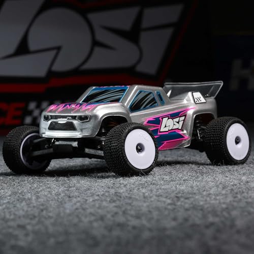 Losi Micro-T 1/28 2 Wheel Drive Silver RTR LOS-1392T2 | Battery and Charger included - color: Silver