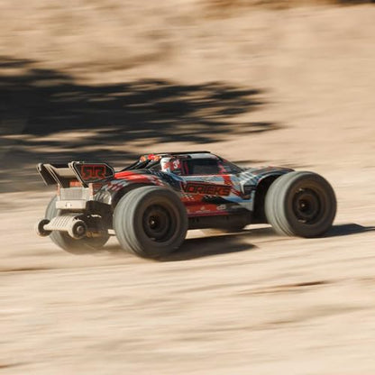 ARRMA RC Truck 1/10 VORTEKS 4X4 223S BLX BRUSHLESS Stadium Truck RTR (Battery and Charger Not Included) with DSC, RED, ARA4305V4T1 - color: Red