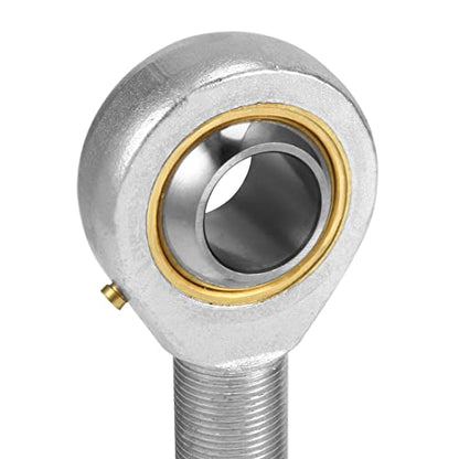 POS8 Rod End Bearing, 2pcs 8mm Bore Pre-Lubricated M8x1.25mm Metric Male Thread Right Hand Heim Joint with Jam Nuts - size: 8mm, style: POS