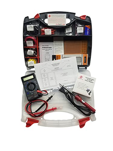 Make: Electronics Third Edition Kit 1 Deluxe - Beginner, Intermediate, & Advanced (Teen - Adult) Component Pack that Follows The Experiments in Make: Electronics 3rd Ed by Charles Platt - style: Kit 1 (Ch. 1-3) Deluxe