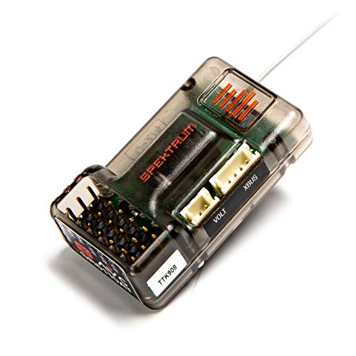 Spektrum SR6110AT 6-Channel AVC Telemetry Surface Receiver, SPMSR6110AT, Green
