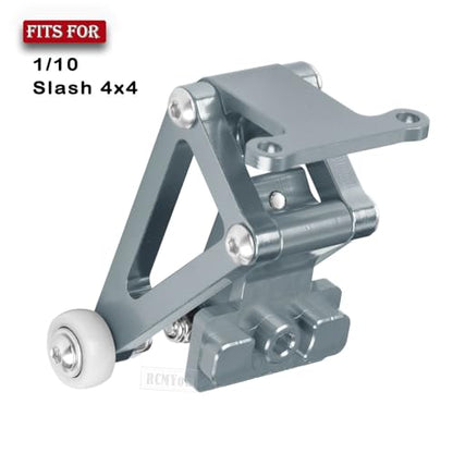 Aluminum Wheelie Bar Upgrades Part for 1/10 Slash 4X4,RCMYou Alloy Wheelie Bar Hops Up Upgrades Part,Titanium - color: Titanium - Upgrades Part
