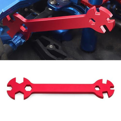 Special Tool Wrench 3/4 / 5/5.5/7 / 8MM Remote Control Car Multifunction Tool Turnbuckle Wrench Suitable for Repair Work Remote Control Car Turnbuckle - color: Black