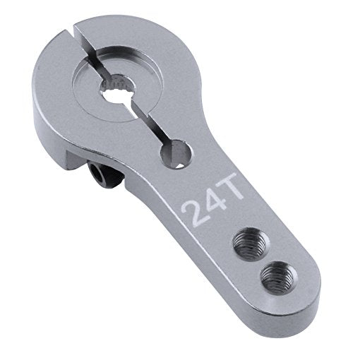 Hobbypark 5-Pack Metal 24T Aluminum Servo Horn M3 for Hitec Steering Arm RC Car Plane Parts