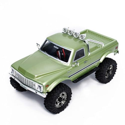HOBBYPLUS CR18P EVO 2 Rock RC Crawler - 1/18 Scale Mini RC Crawler with Two-Speed Transmission, All-Metal Gears, Evolved EVO Platform, Ready-to-Run, Distinctive Styling Convoy Medium Olive Green