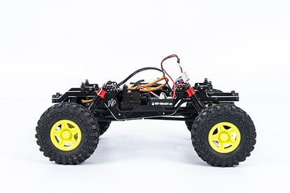 Helidirect HobbyPlus 1/18 RC Crawler - CR-18P PRO Brushless Juice Up Edition RTR w HBW Electronics, 2.4GHz 4CH TX - Remote Control Crawler, RC Rock 1/18 Full Lock 4WD Off-Road for Adults - Red
