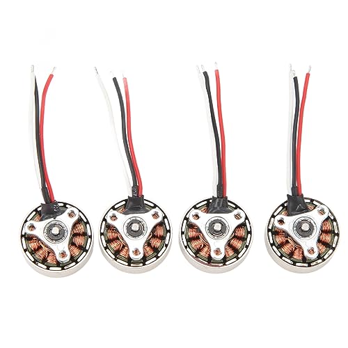 RC Brushless Motors for Drone Planes, 4PCS 1503 Airplane Motor RC Electric Motors for 4 Axes Remote Control Airplanes