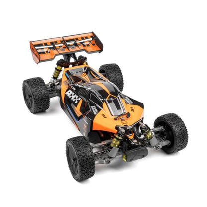Helidirect Rlaarlo Storm Breaker 1/10 Scale 4WD RTR Brushless RC Buggy, 3S LiPo 50-80km/h - Metal Version - color: Orange