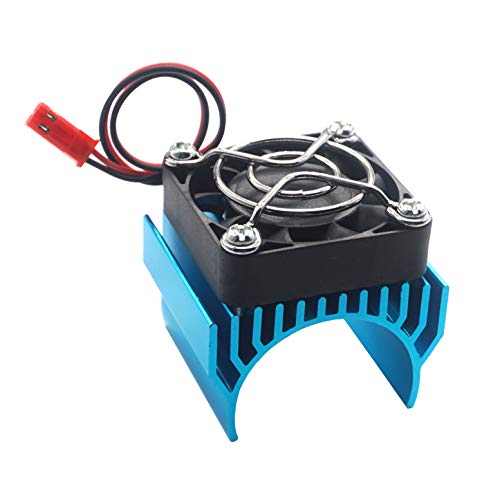 RC Motor Heat Sink Heatsink with 5V Cooling Fan,550 540 Size Electric Engine Heatsink Compatible with Traxxas Tamiya HSP HPI Wltoys Himoto RC 1/10 Car Truck