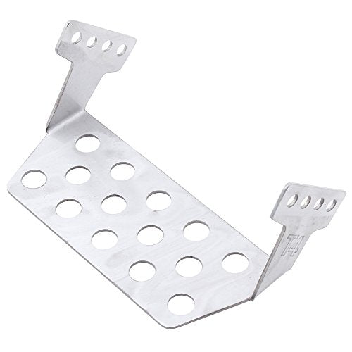 Hobbypark Metal Rear Chassis Protector Plate Stainless Steel for 1/10 Scale Traxxas TRX-4 RC Crawler OP Parts
