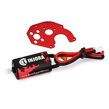 INJORA 050 66T Brushed Motor with Metal Mount for Axial SCX24 Upgrade