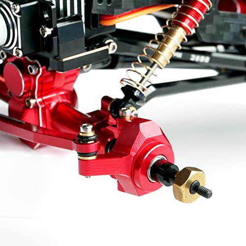 OGRC +4mm Front Steel Front Axle Drive Shaft CVD for SCX24 Upgrade Parts | Ujoint CVD Set for SCX24 C10/JLU/Bronco/Gladiator/Deadbolt Upgrades Parts - style: +4mm
