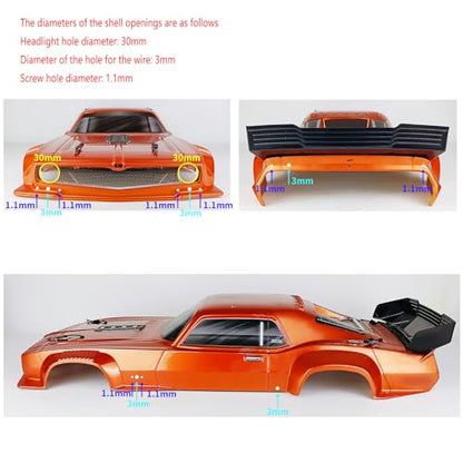 RC LED Light Kit Headlight Taillights Side Light | For 1/7 Felony 6S RC Car, Upgrades Accessories