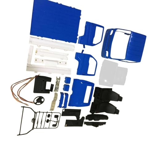 Kowaku RC Body Shell Replacement - DIY Easy to Install Spare Parts for WPL D12 WL01 Ld1297 1:16 RC Crawler, Blue