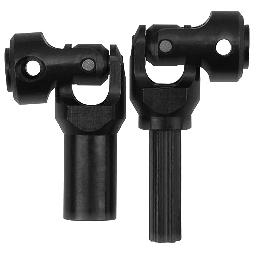2Pcs Vgoohobby Universal Drive Shaft RC Crawler Driveshaft Compatible with Traxxas TRX4 Axial SCX10 AXI03007 Redcat Gen7 RC4WD D90 TF2 1/10 RC Crawler Car (Black,68-86mm)