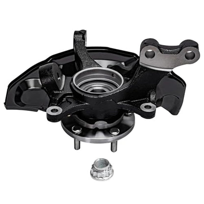 Detroit Axle - 4pc Front Steering Knuckles Kit for 2007-2009 Toyota Camry | 2 Steering Knuckles & Wheel Bearing Hubs 2 Outer Tie Rods 2007 2008 2009 Replacement - size: 4SU48725/Kit