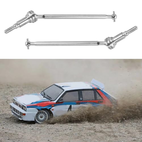 RC Car Drive shafts Compatible with Hosim for XLH 9125 RC Car Upgrade Parts Accessories 2Pcs Metal Front CVD for Universal Drive Shaft 25-WJ03