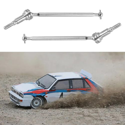 RC Car Drive shafts Compatible with Hosim for XLH 9125 RC Car Upgrade Parts Accessories 2Pcs Metal Front CVD for Universal Drive Shaft 25-WJ03
