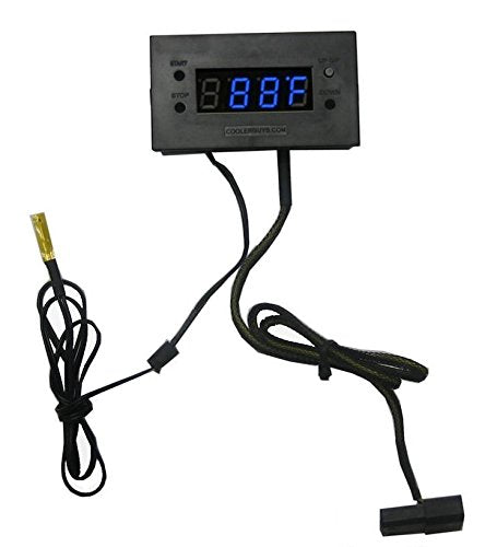 coolerguys Thermal Monitor with Digital LED Display (4pin Molex Powered (12v))