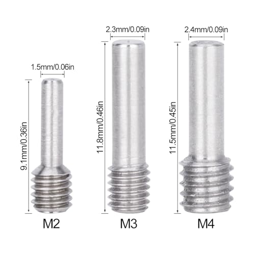 RC Models Parts For Axial For SCX10 1/10 10Pcs M2 M3 M4 Front/Rear Bumper Driveshafts Pin Screws Middle Axle For Bolt Set Screw RC Crawler Car Models(M4) - size: M4