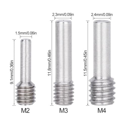 RC Models Parts For Axial For SCX10 1/10 10Pcs M2 M3 M4 Front/Rear Bumper Driveshafts Pin Screws Middle Axle For Bolt Set Screw RC Crawler Car Models(M4) - size: M4