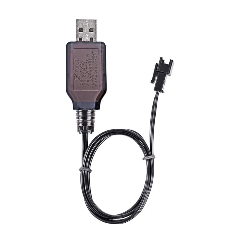 SM-2P Positive USB Charging Cable for RC Car 4.8 V 250mA Ni-MH Ni-CD Battery 2pcs