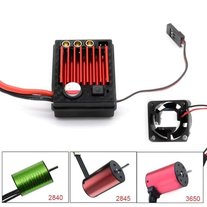 RC ESC for SCY for MJX 1/12 1/14 1/16 45A 6V/3A BEC Brushless Electronic Speed Controller ESC Scale Off Road RC Cars Monster Truck Repair