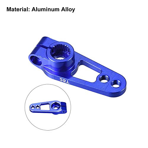 MECCANIXITY 25T Servo Horn Arm Aluminum Alloy Blue for RC Cars Universal Accessories Parts