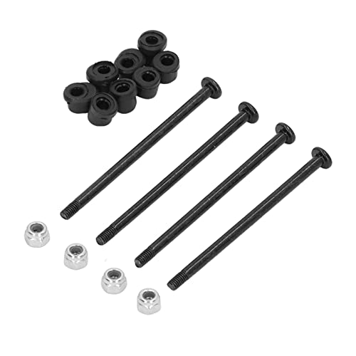 RC Screw Kit, High Precision Steel Components for RC Crawler Upgrades, Steel RC Crawler Parts, Durable Screws, Nuts, Shaft Sleeves for 144010 144002 124016 124017 Cars Repair and Performance