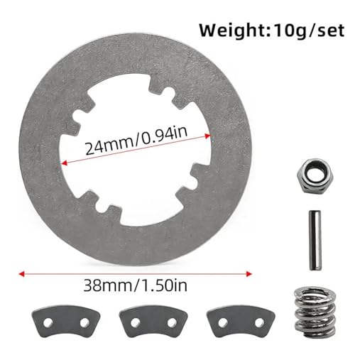 RC Cars Models Parts for Traxxas for E-Revo for Rustler 4WD for E-Maxx 5352A 5352R Heavy-Duty Slipper Clutch Rebuild Kit RC Car Upgrade Parts