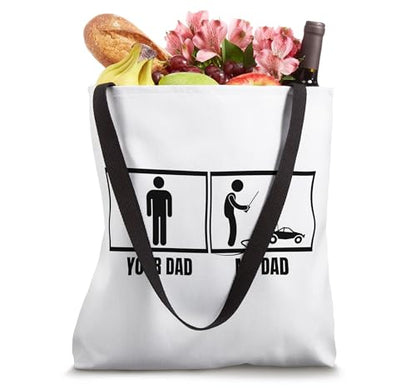 Remote Control Racing Your Dad My Dad Daughter Son RC Cars Tote Bag