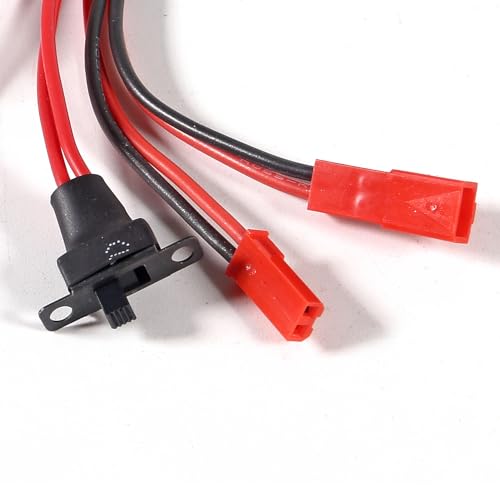Mini 20A ESC Motor Speed RC ESC 2KHz Forward Reverse Brush Brake RC 2S for Controller Boat RC Car Tank (4pcs) - color: 4pcs