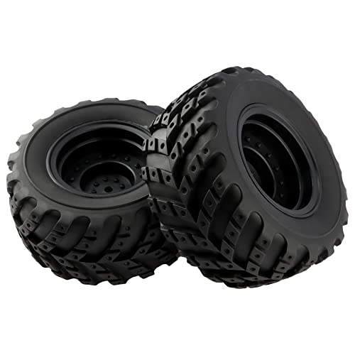 RC Tires Wheels Spare Parts 90115 for 1:12 Bruhless Brushed 903 HM121 YC300 RC Car Trucks(2 PCS) - color: 2 Pcs