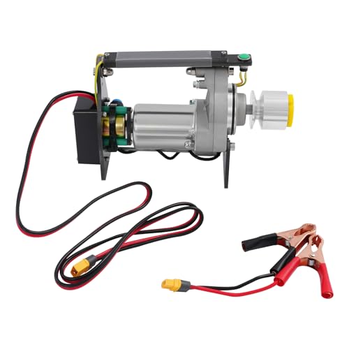 TOC Metal Roto Terminator Starter, 15-80CC Gasoline Engine Starter, Strong Master Starters, Aluminum Starters Cone with Rubber Cap, 36mm 6:1 12-18V 30A Gear Gas RC Airplane Part Helicopter Nitro
