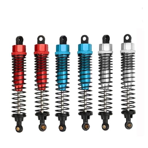 2PCS 68mm 98mm 108mm Aluminum Shocks Absorbers Damper for HSP 1/10 Scale RC Car On-Road Monster Truck Off Road Buggy(Red 98mm 2PCS) - color: Red 98mm 2pcs