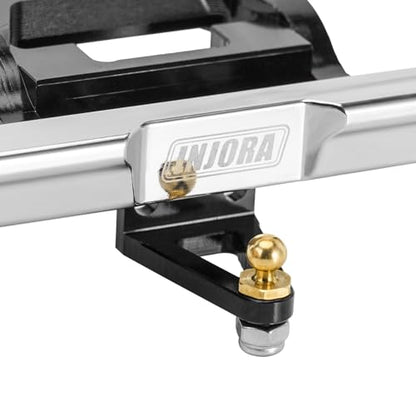 INJORA 21g Rear Bumper - CNC Aluminum Bumper for 1/18 RC Crawler TRX4M High Trail K10 Upgrade - size: Rear