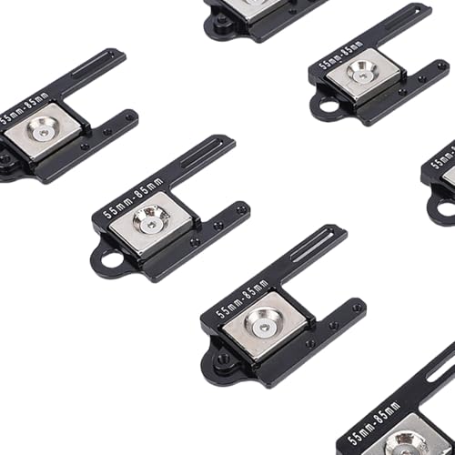 8Pcs RC Crawler Body Mounts Adjustable Magnet Body Post 1/8 1/10 Remote Control Car Cover Column Kit Black