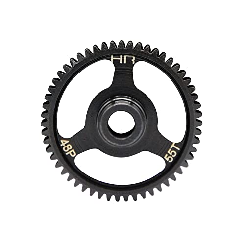 Hot Racing STRF455 Steel Spur Gear (55T 48P): 4Tec2