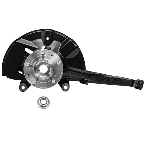 Detroit Axle - Front 2pc Steering Knuckle CV Axle for Ford Fusion | Mercury Milan Lincoln MKZ 2006-2012 Passenger Side CV Axle Steering Knuckle & Wheel Bearing Hub Replacement - size: 2UX47648/Pair