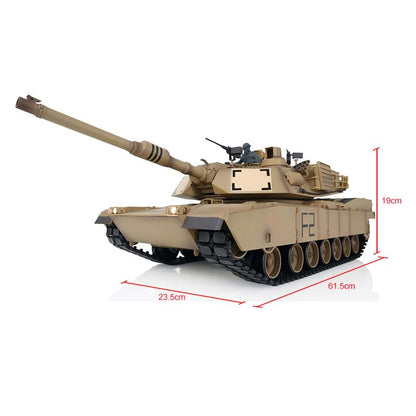 Toucan RC Hobby US in Stock Henglong 1/16 Tk7.0 Remote Control Tank M1A2 Abrams 3918 RTR Rc Model Plastic Tracks BB Airsoft that Shooting BB Bullets