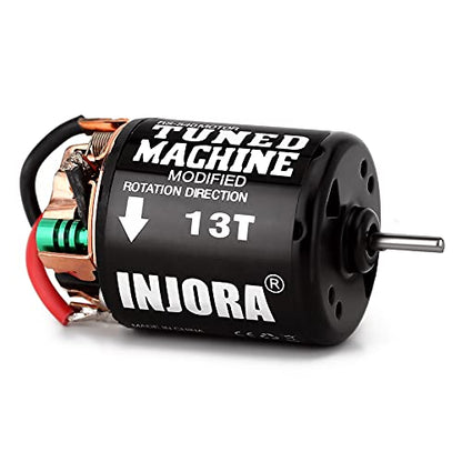 INJORA 540 Brushed Motor 35T Waterproof Motor for 1/10 RC Cralwer（13T） - size: 13T