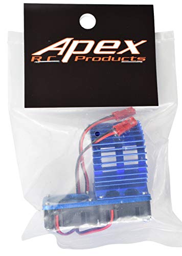 540/550 Aluminum Heat Sink W/Two 30mm Fans - 3 Colors to Choose from (Blue)