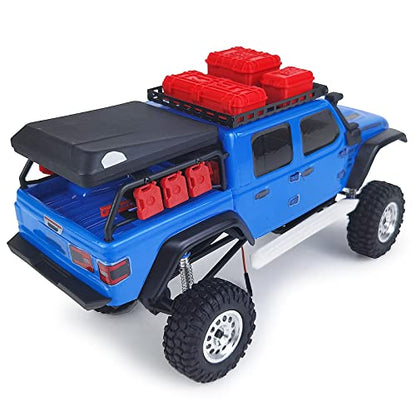 3PCS 1/24 Mini Toolbox Trunk RC Car Simulated Plastic Mini Storage Box Equipment Case Decoration Accessories Compatible with SCX24 AX100002 AXI00005 1/24 RC Crawler Spare Parts