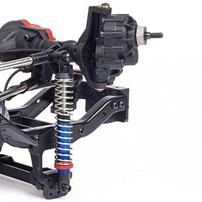 RC Axles Complete Nylon Front Rear Portal Axle with Differential Lock Kit for 1/10 RC Car Crawler TRX-4 Defender Bronco TRX4 Chassis DIY Upgrade Parts