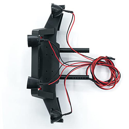 GoolRC RC Car Front Bumper RC Climbing Car Metal Front Bumper Compatible with 1/10 TRX4 Axial SCX10 90046 SCX10 III AXI03007 AXI03003 RC Car Accessory Parts
