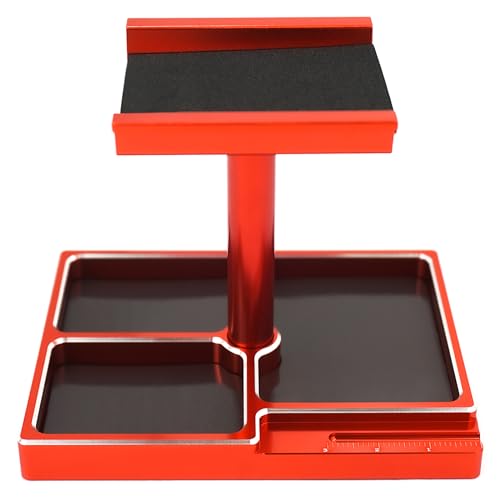 Stand Repair Tool Set with Screw Base for TRX4M SCX24 | 1/18 1/24 RC Crawler Car(Red) - color: Red