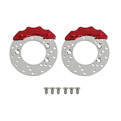 2pcs Brake Disc/Rotor Caliper TRX4 Portal Axle Housing for 1/10 RC Crawler TRX6 TRX-4 Bronco Defender Upgrade - color: Q